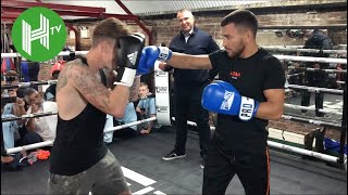 Poundforpound No.1 Vasyl Lomachenko shows off his tricks of the trade to London amateur boxers