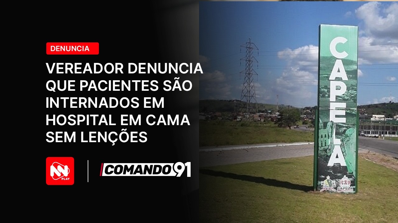 O vereador Andinho Santa Efigênia denunciou a falta de itens básicos em um hospital de Capela
