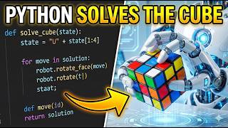 I Built a Rubik’s Cube Solving Robot Using Python | AI + Robotics Project