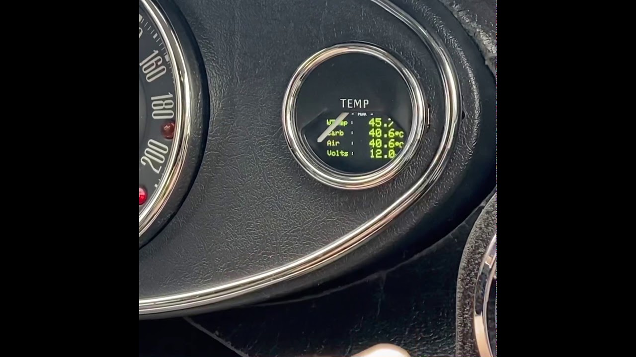 Rover Mini Digital Temperature Gauge