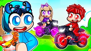 I Pretended to be a NOOB in Roblox BIKE OBBY, Then used a $100,000 Bike!