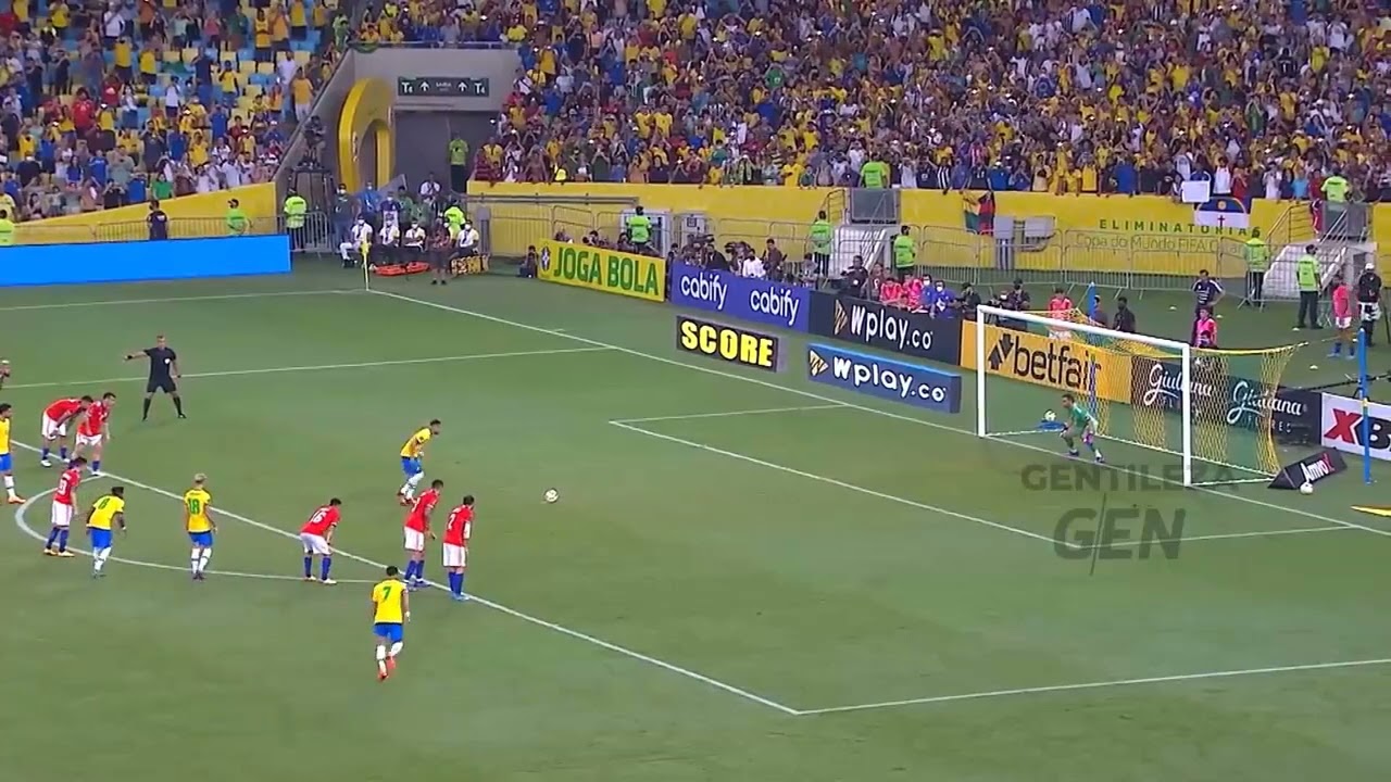 brazil vs chile 2022 highlights| Neymar penalty GOAL | Brazil