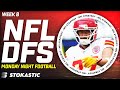 Commanders vs Chiefs Showdown Strategy MNF Week 8 DFS Picks | NFL DFS Strategy