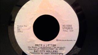 Bay City Rollers - Write A Letter - Very Nice Doo Wop Inspired Ballad