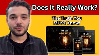 Does The Lost Generator Work? The Lost Generator Reviews 2025, Scam or Legit? WATCH BEFORE BUY
