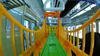 【プラレール】神戸市営地下鉄北神急行7000形車内レイアウトのプラレール前面展望