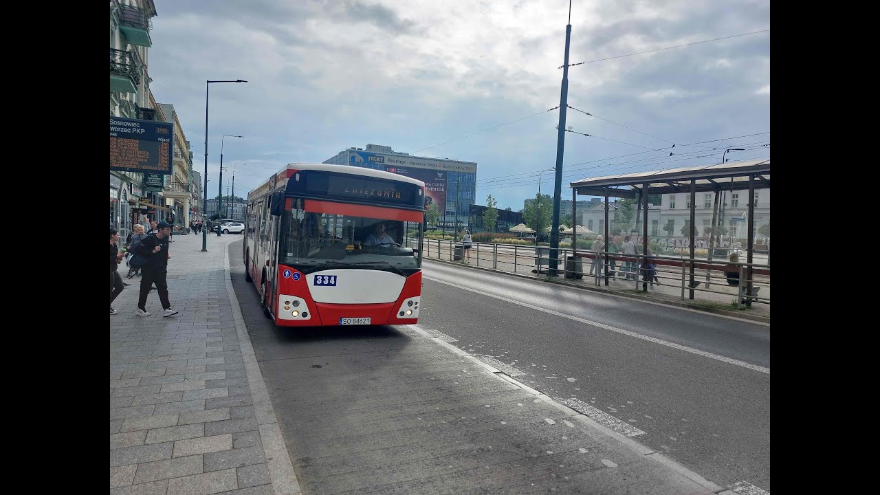 ZTM Katowice (PKM Sosnowiec) @ Jelcz M121I/3 #334, Linia 690