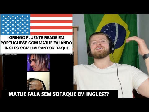 Gringo React Matuê fala ingles com Cantor Daqui - ?? | MC Cachorro traduzo Matuê fala ingles react