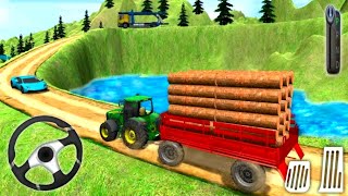Offroad indian Cargo Farming Tracter Driving Simulator Android Gameplay screenshot 4