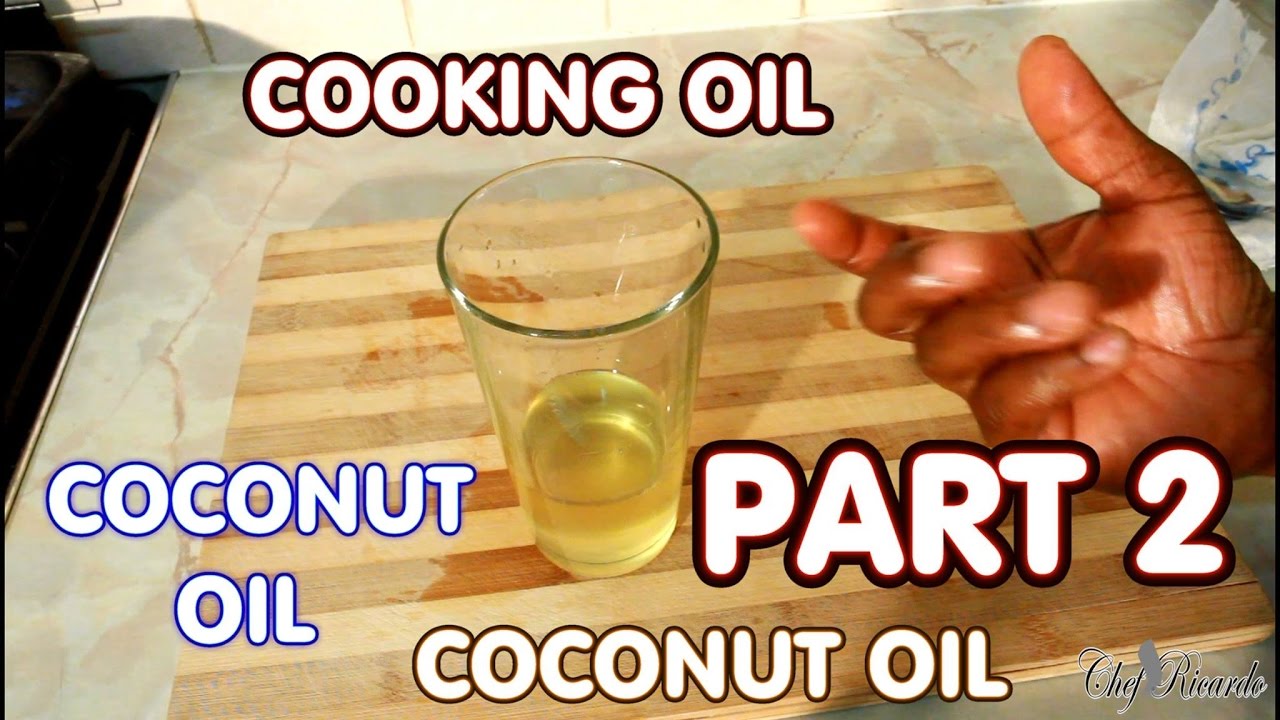 How To Make Coconut Oil At Your Home - Part2 | Recipes By Chef Ricardo