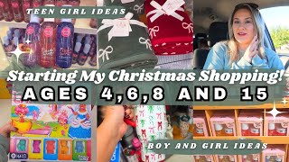 🎄EARLY CHRISTMAS SHOP WITH ME 2025 | AGES 4-8 + TEEN GIFT IDEAS | CHRISTMAS SHOPPING | MarieLove