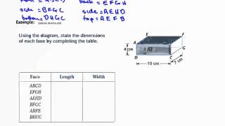 Video Lesson 1 Identifying Faces to Calculate Surface Area screenshot 1