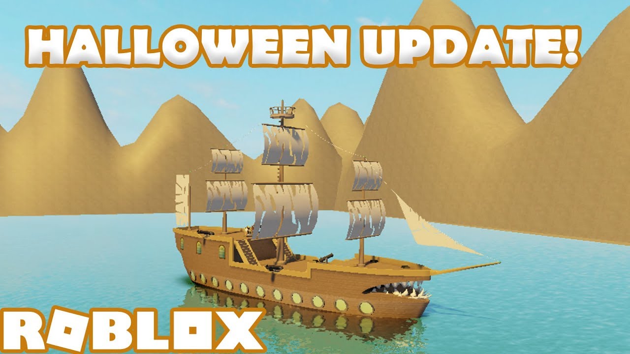 New Halloween Sharkbite Update New Ghost Shark Flying Dutchman - new stealth boat in roblox sharkbite youtube