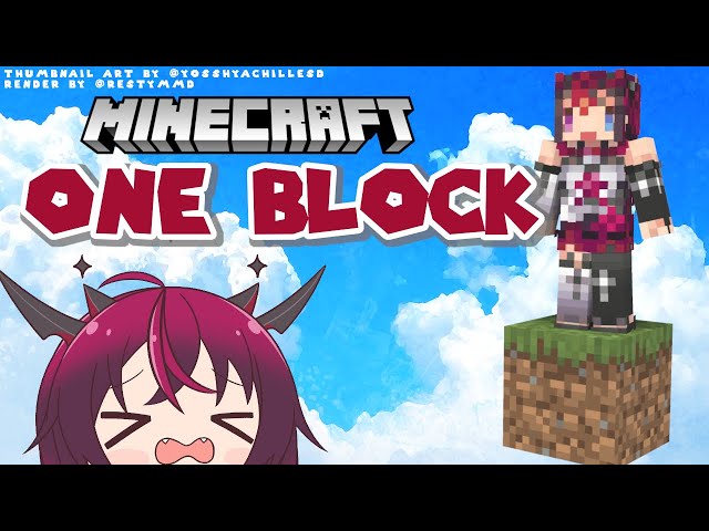 【MINECRAFT】IM AT THE TOP OF THE ONE BLOCK WORLDのサムネイル