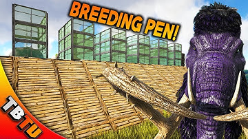 ⚡ BEST WAY TO BREED MAMMOTHS! ARK MAMMOTH BREEDING PEN AND COLOR MUTATIONS! Ark Survival Evolved Zoo