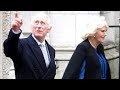 King charles leaving hospital with queen camilla