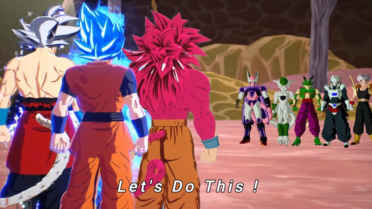 Goku Variations Vs Cellbuzzer & Villains ! Dragon Ball Sparking Zero