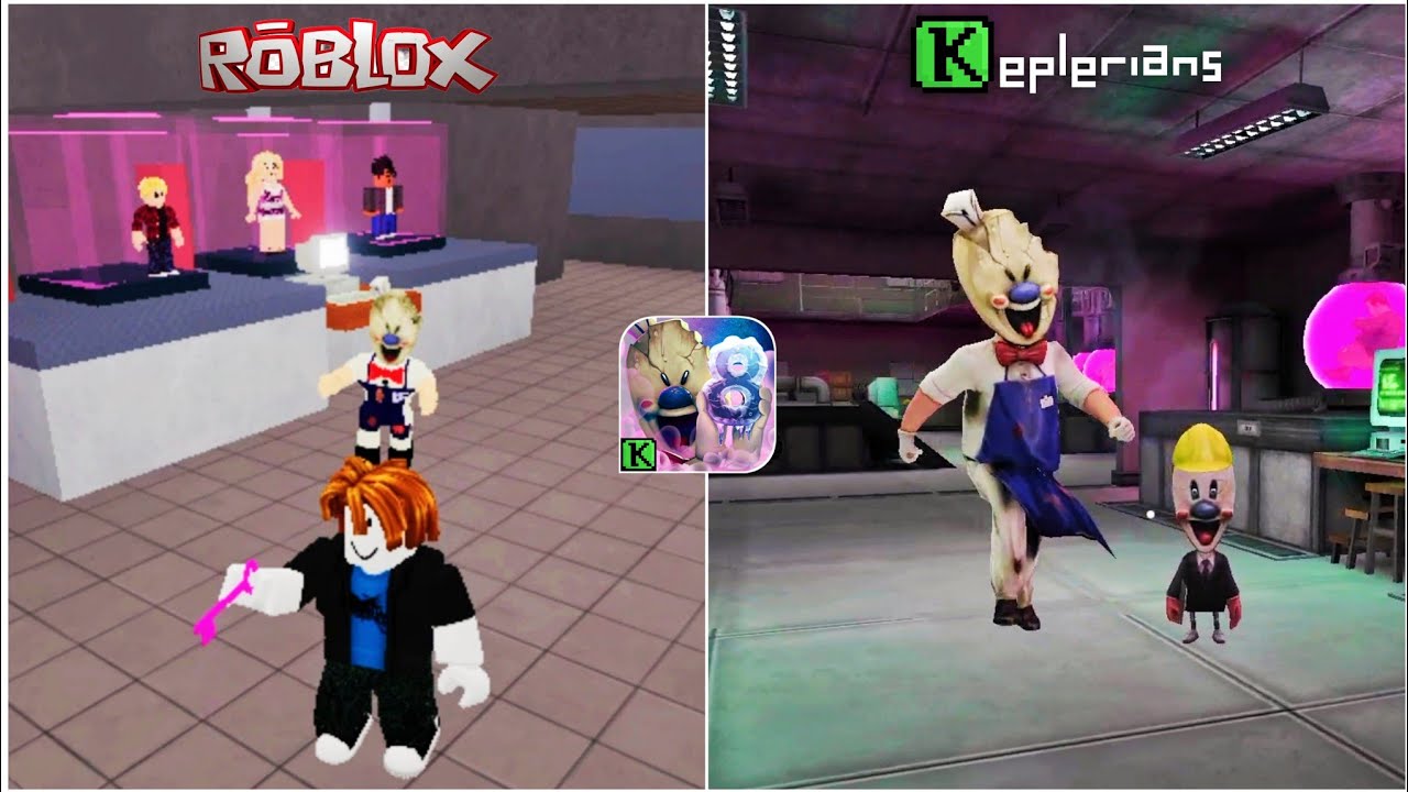 Roblox Ice Scream 8 Extraction Room vs Keplerians Ice Scream 8 Extraction Room