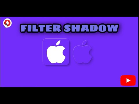 Apple Logo Filter Shadow In Programming Style In Html & Css