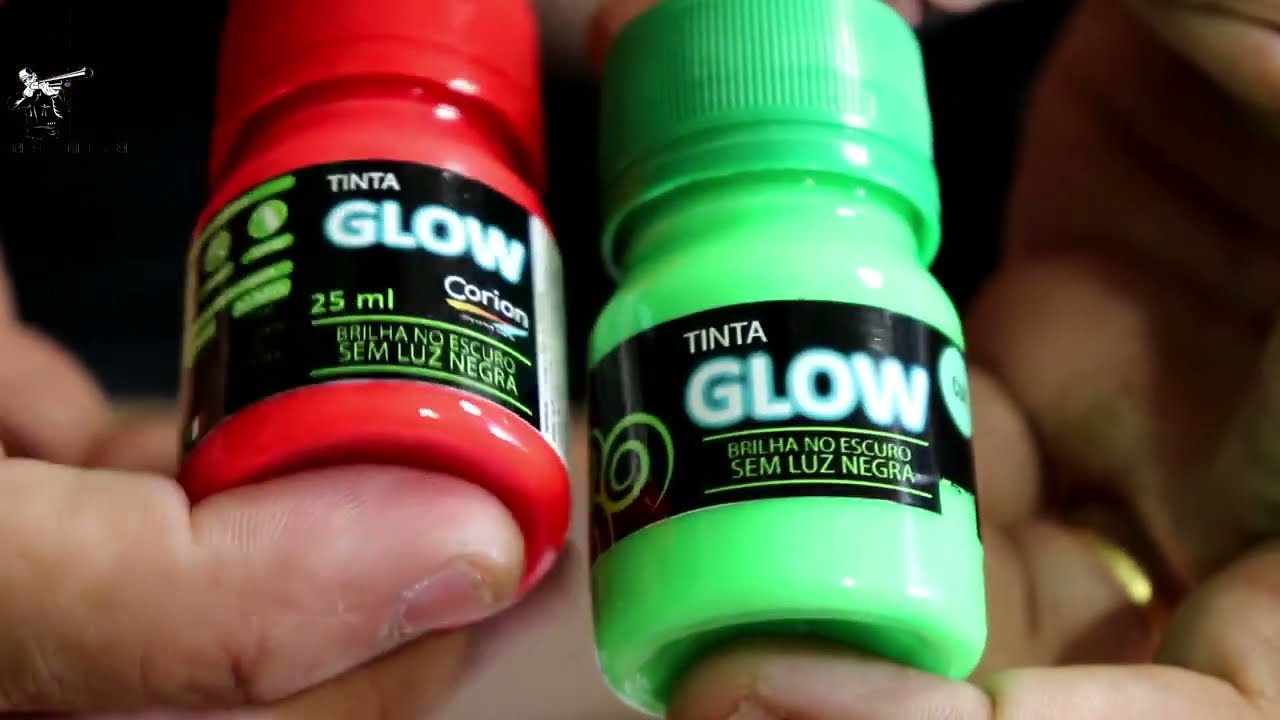 PINTAR ALÇA E MASSA DE MIRA COM TINTA BRILHANTE (GLOW)