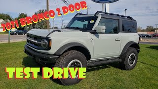 2021 Ford Bronco 2 Door TEST DRIVE Outerbanks & Sasquatch Package 2.7 Ecoboost