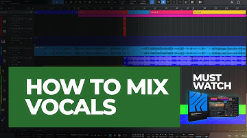 Learn how to mix vocals in Studio one