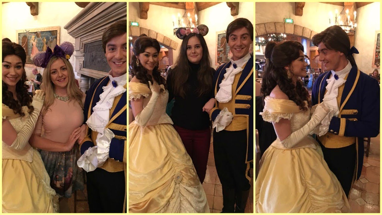 FINALLY MEETING BELLE! | DISNEYLAND PARIS | HALLOWEEN 2016 |  DAY 5 PART 2