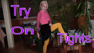 Tights Try On Haul Special Video | tights try on Maggie Fox