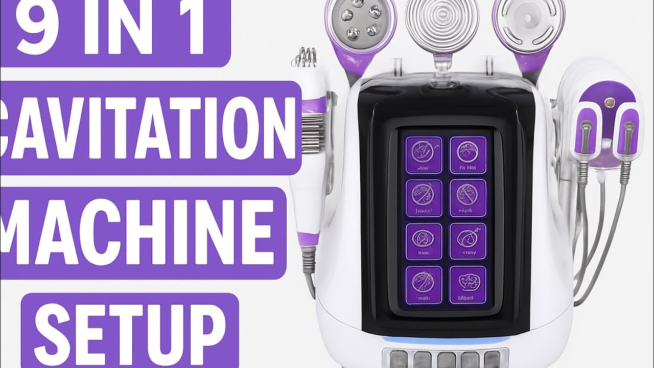 How to Set Up Surebeauty/Mychway Aristorm 9 in 1 Cavitation Machine | Step-by-Step Tutorial 