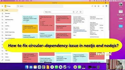 How to fix circular-dependency issues in nestjs and nodejs?