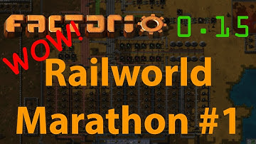 Factorio Railworld Marathon #1 - New Series!