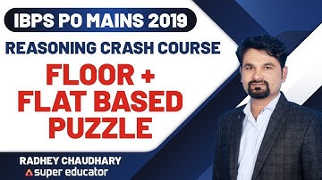 IBPS PO Mains | Reasoning By Radhey Sir Adda247 Super Educator | Floor + Flat Based Puzzle