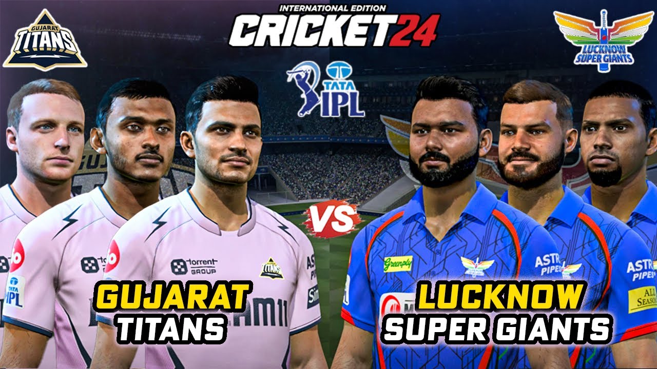 GT vs LSG - Most Thrilling Match Ever of IPL 😍🔥in Cricket 24