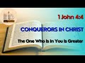 Conquerors in christ    1 john 44   verse of the day  april 28 2024