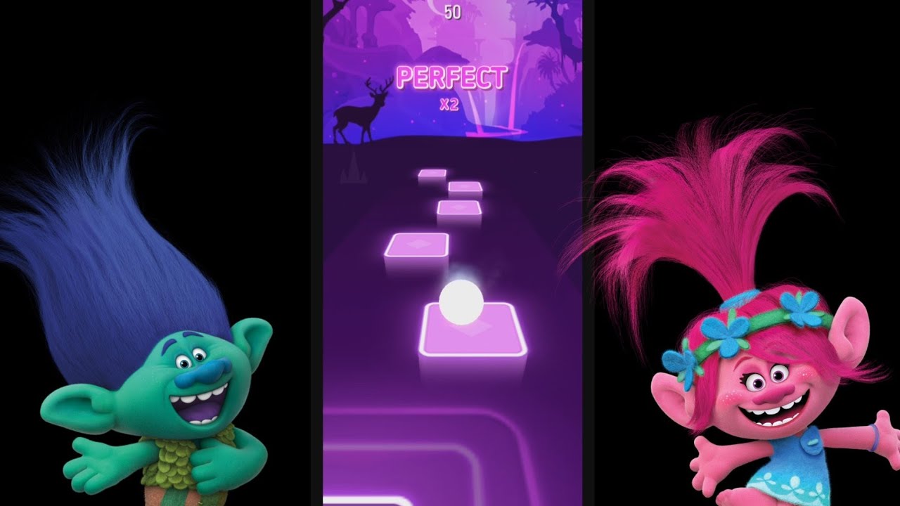 Tiles Hop, True Colors (Trolls) YouTube