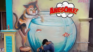 3D Wall Painting - CAT