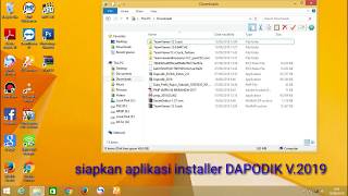 Cara Instal DAPODIK V.2019 Offline