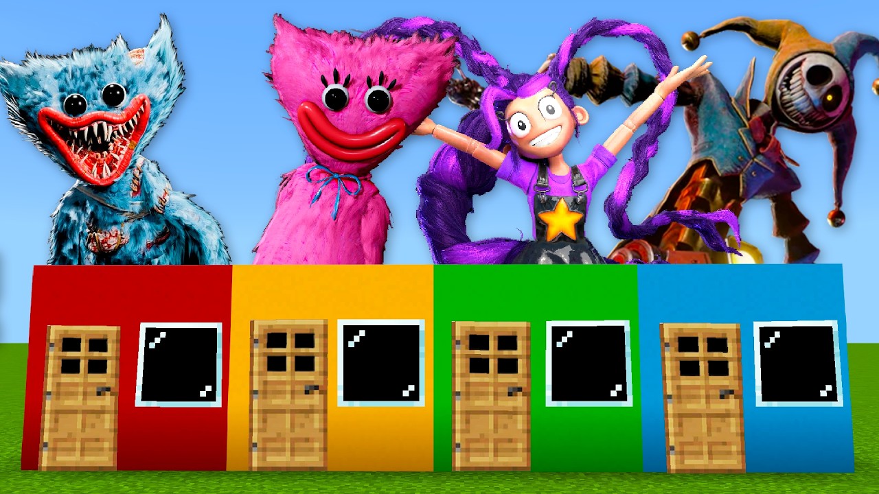 DON'T CHOOSE THE WRONG DOOR IN THE NEW POPPY PLAYTIME IN MINECRAFT