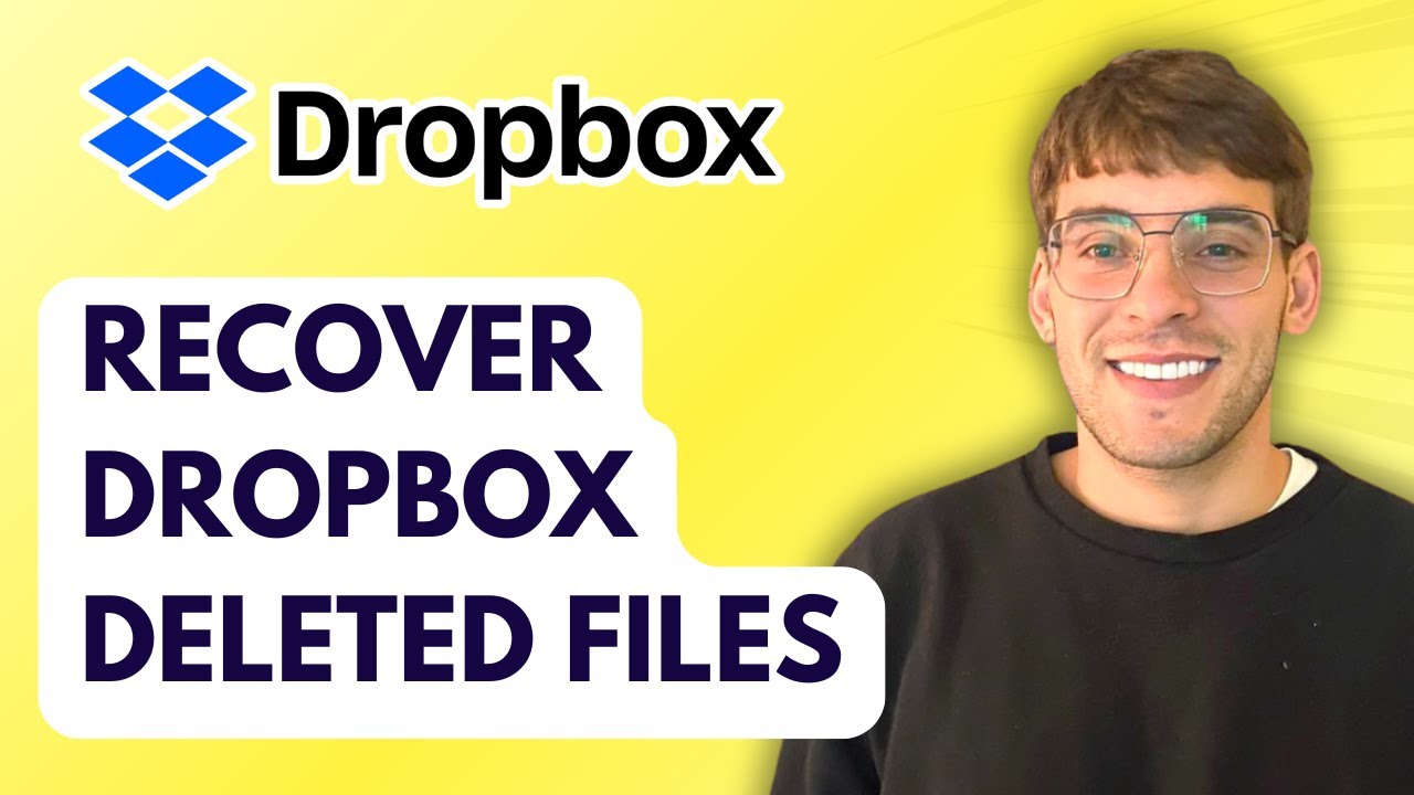 How to Recover Dropbox Deleted Files [2026 Full Guide] - YouTube