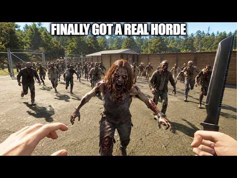 I Finally Got a Real Horde, Problem is My Wall Ain’t Done, UH-OH…