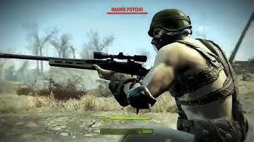 Fallout 4 VATS slow-mo headshot gibs