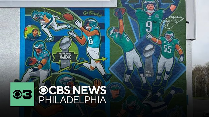 Philadelphia Eagles Super Bowl LIX victory mural unveiled