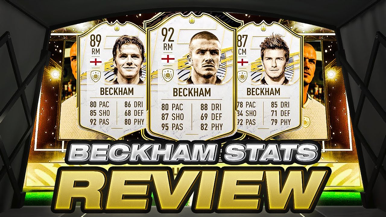 DAVID BECKHAM BASE + MID ICON REVIEW! IS GOLDEN BALLS USABLE IN FIFA 21?