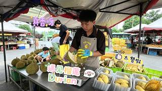 Download lagu 🔴 Live 🔴1,000 durians are hand-packed every day 擺攤直播每天手剥1000个榴莲【直播完整版】2026/09/29