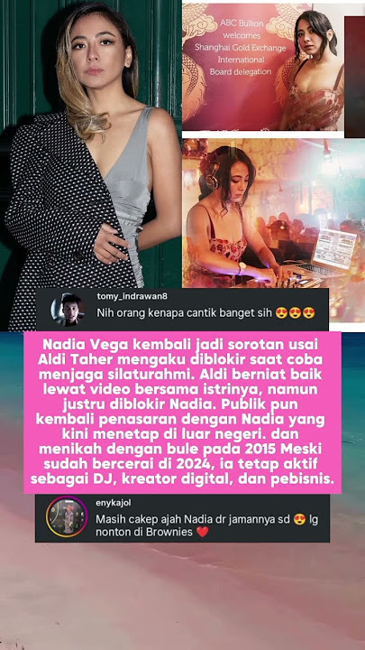 Nadia Vega Blokir Aldi Taher Usai Aldi Kembali Mencoba Menghubungi Nadia #fyp #viral #artis