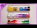 DIY Ribbon organizer, simple, cheap and solid (ENG Subtitles) - Speed up #617