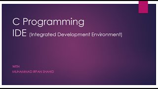 What is an IDE Integrated Development Environment in Urdu / Hindi