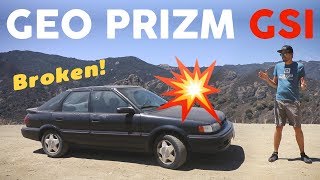 Career Overview 1991 Geo Prizm GSi - Rare, Dirty, & Broken!
