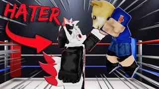 Facing my BIGGEST HATER in Roblox WWE screenshot 5