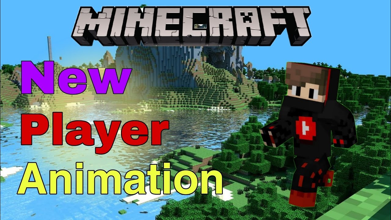 New Player Animation Addon For Minecraft PE 1.19 || New Player Animation Mod For Mcpe ||